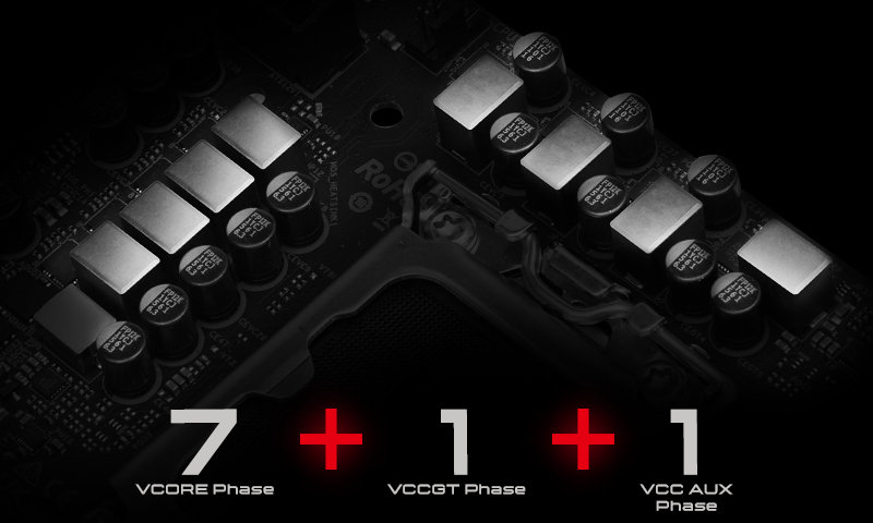 7+1+1 Power Phase Design